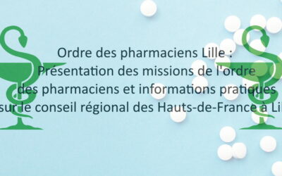 Ordre des pharmaciens Lille